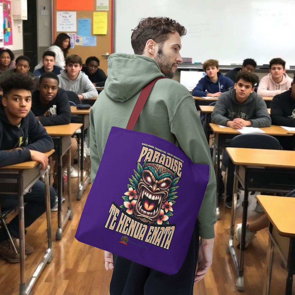 TE HENUA ENATA PARADISE Tote Bag