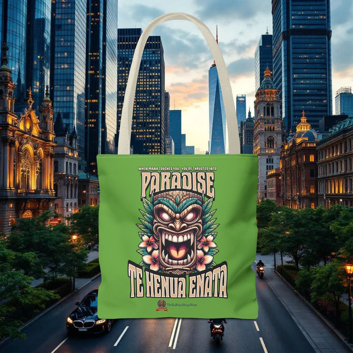 TE HENUA ENATA PARADISE Tote Bag