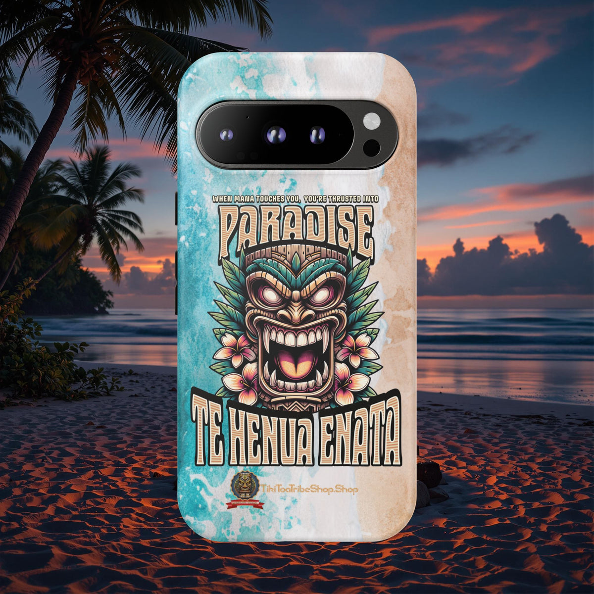 Te Henua Enata â Coque Antichoc Tiki Ancestral & Puissant