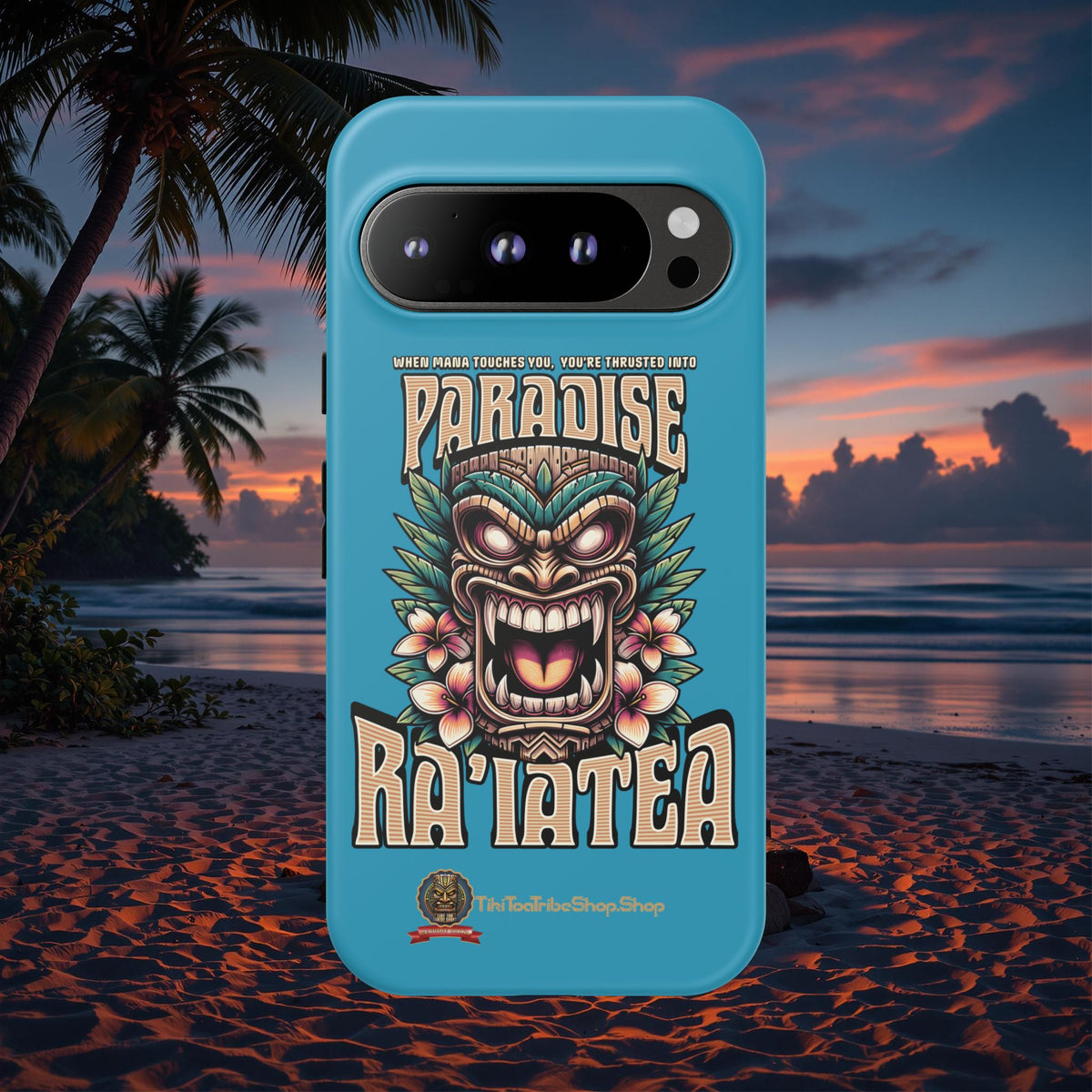 Ra’iatea – Coque Tiki Tribal de Protection Premium