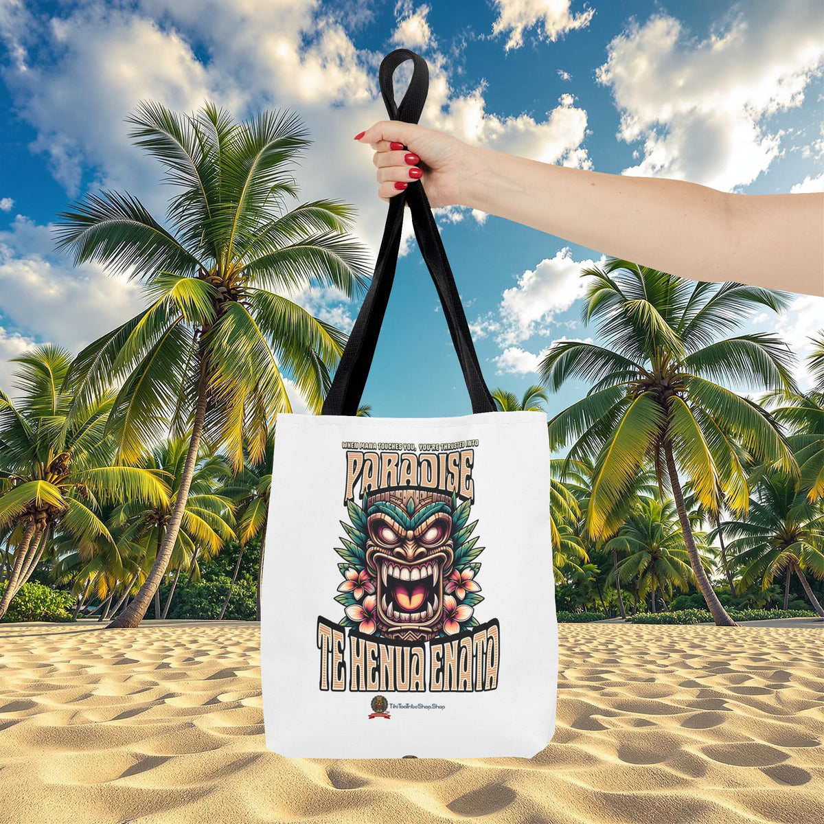 TE HENUA ENATA PARADISE Tote Bag