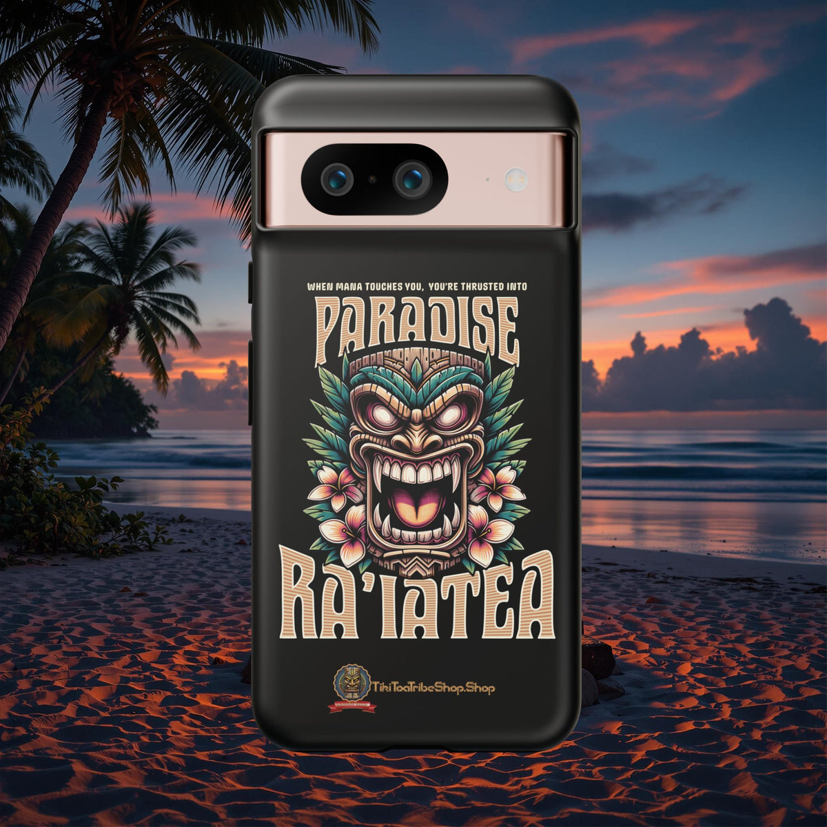Ra’iatea – Coque Tiki Tribal de Protection Premium