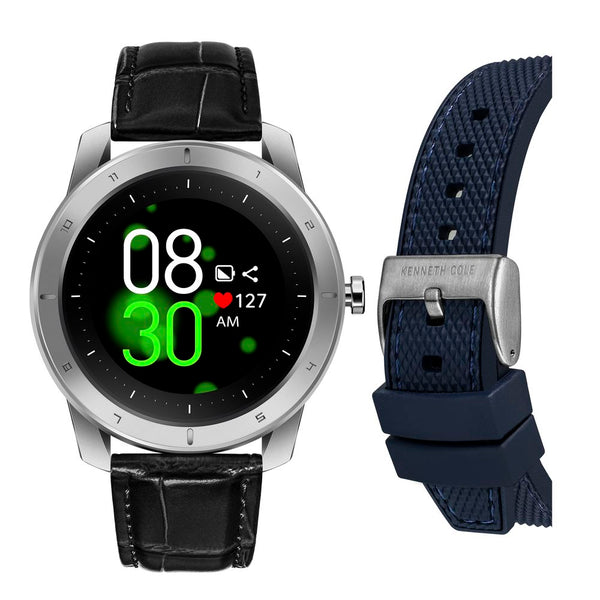 KENNETH COLE SMARTWATCH "Wellness" Grey & Blue - Touchscreen and Health Sensors