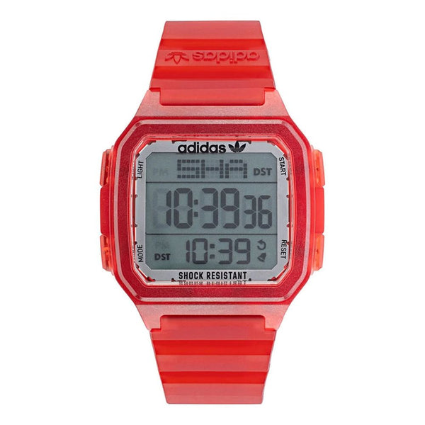 ADIDAS Montre Digitale Rouge Vif - Résistante aux Chocs et Amusante