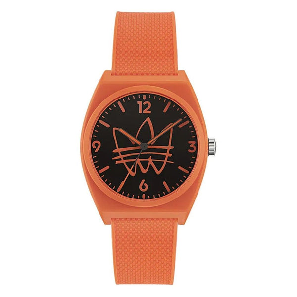 ADIDAS Orange Synthetic Watch Adidas Montre Femme & Enfant Orange "Street Project One" - Design Fun & Audacieux