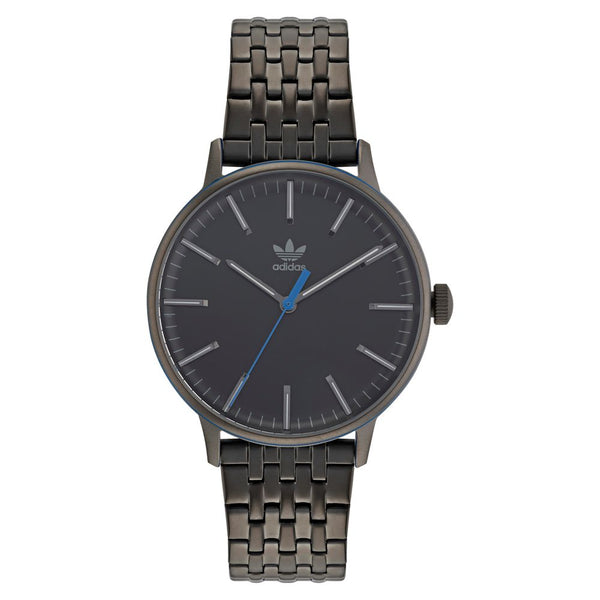 ADIDAS Unisex "Code One" Watch - Black Dial and Black Steel Mesh Strap