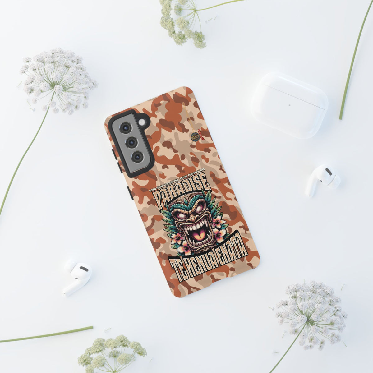 Te Henua Enata â Coque Antichoc Tiki Ancestral & Puissant