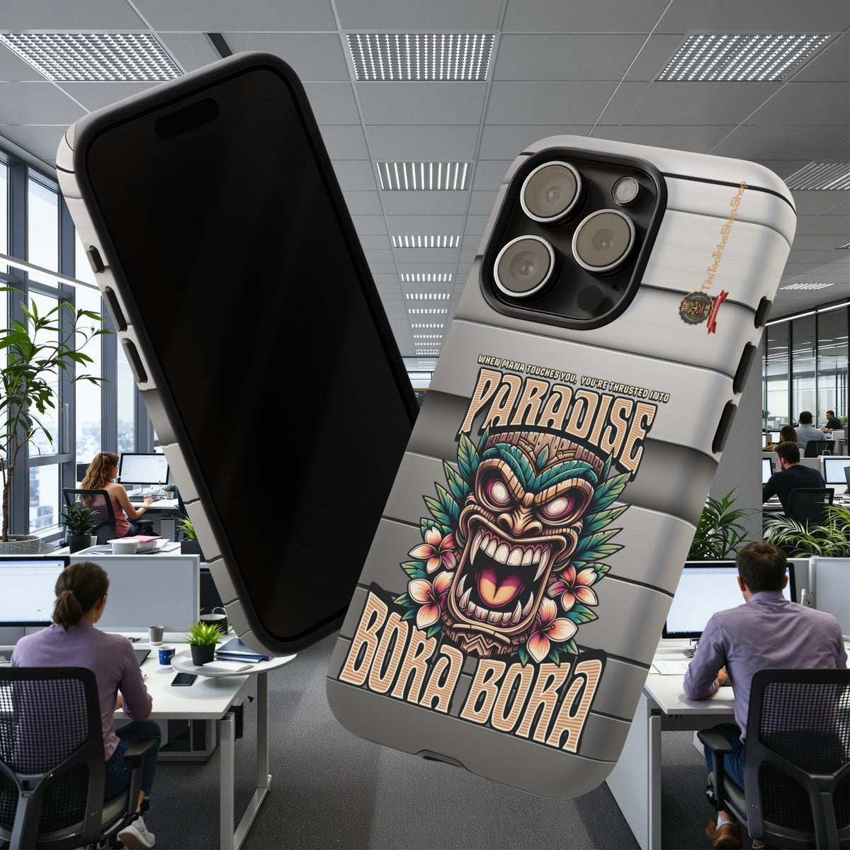 Bora Bora – Coque Antichoc Premium Tiki Élégance