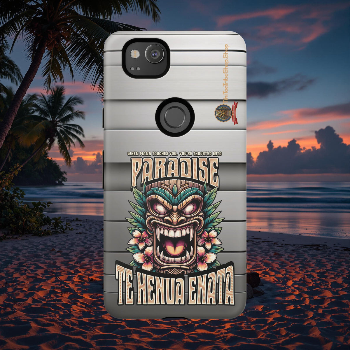Te Henua Enata â Coque Antichoc Tiki Ancestral & Puissant