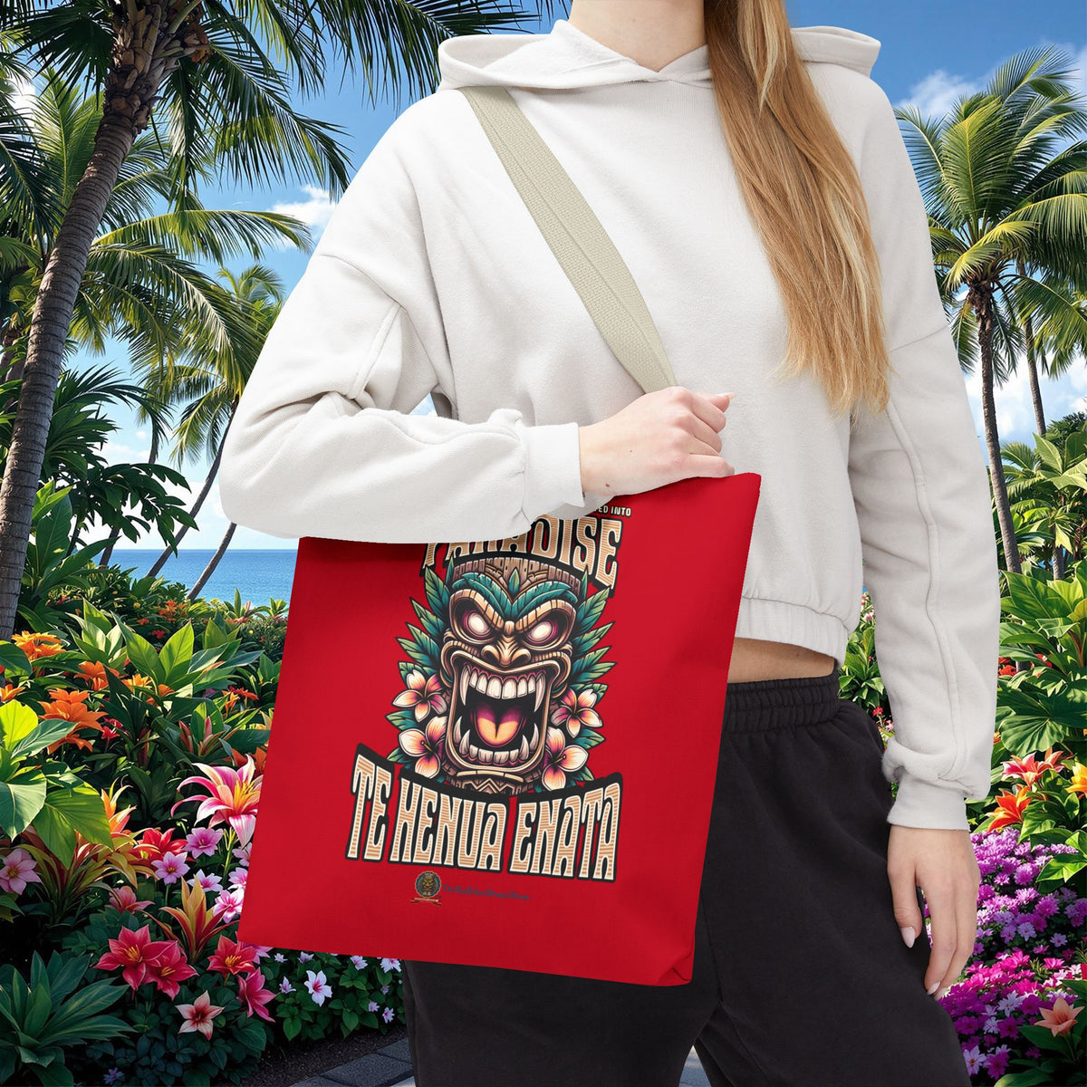 TE HENUA ENATA PARADISE Tote Bag