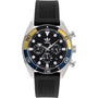 Adidas Men's Two Day Chronometer Edition Watch - Black Dial and Black Silicone Strap