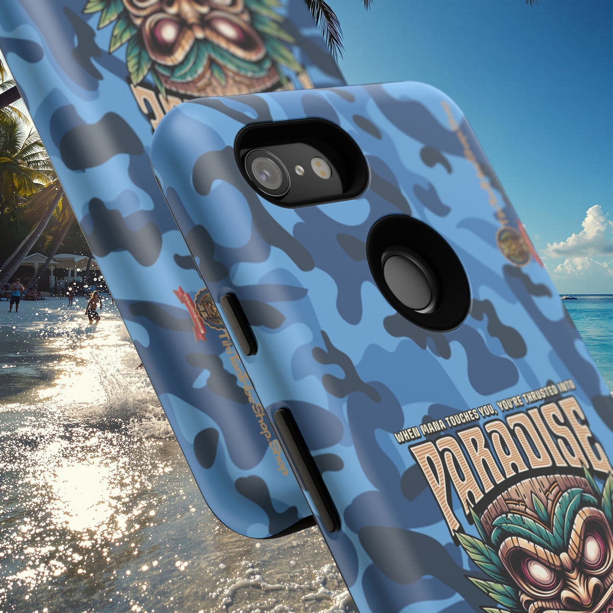 Te Henua Enata â Coque Antichoc Tiki Ancestral & Puissant