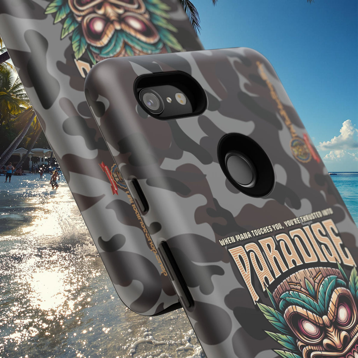 Ra’iatea – Coque Tiki Tribal de Protection Premium
