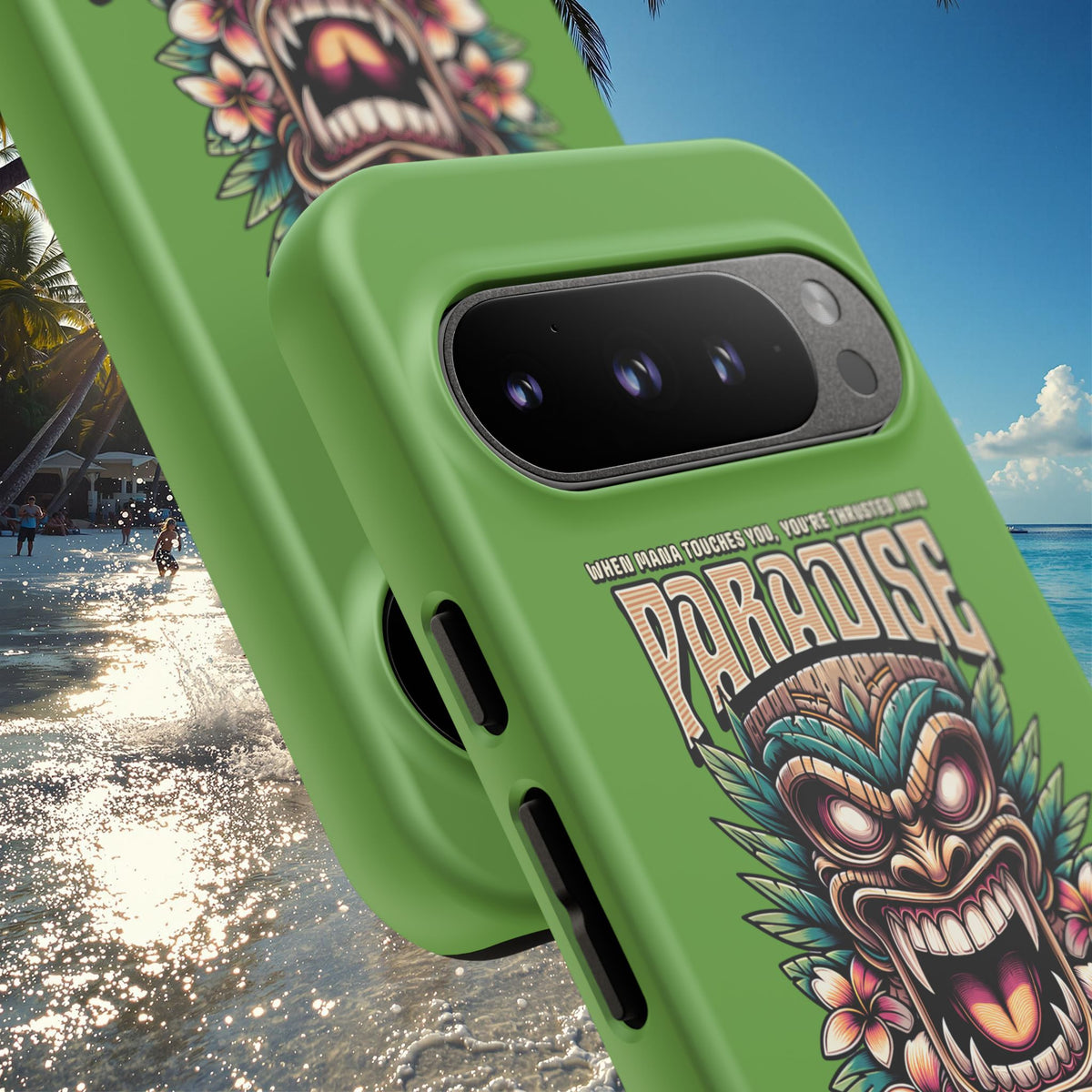 Te Henua Enata â Coque Antichoc Tiki Ancestral & Puissant