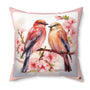 Birds on a cherry branch
