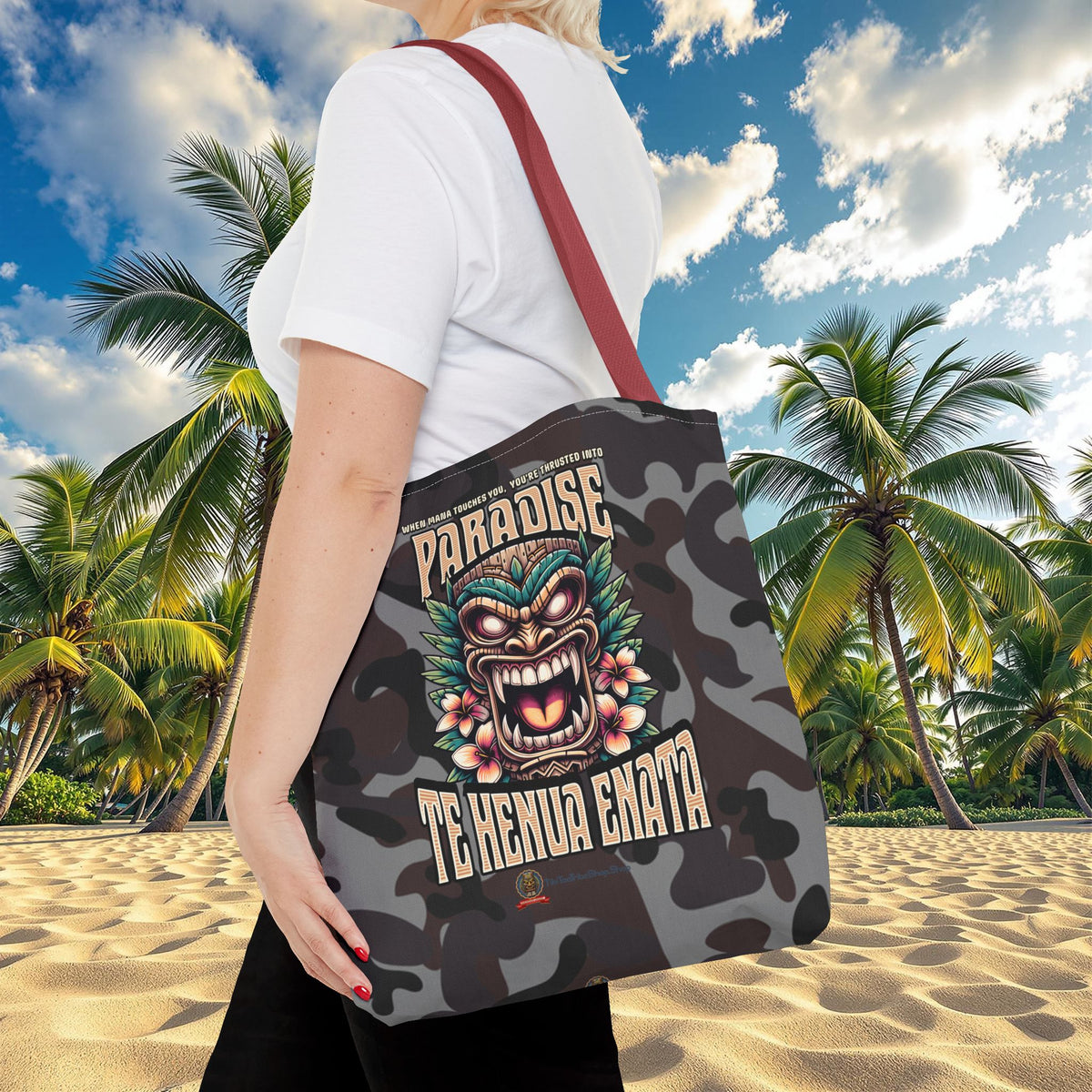 TE HENUA ENATA PARADISE Tote Bag