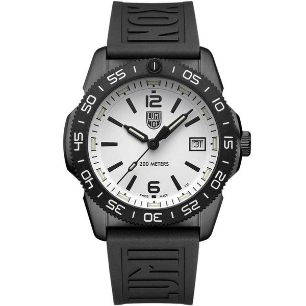 LUMINOX "Sea Pacific Diver" Quartz Diving Watch Black & White Dial - Unisex 200M