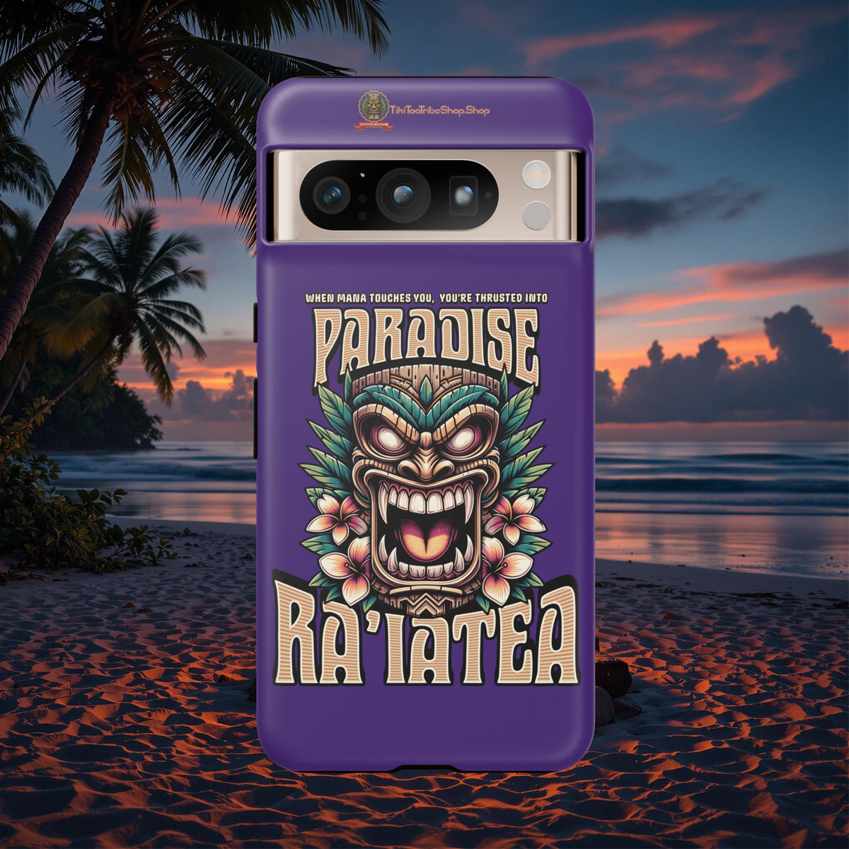 Ra’iatea – Coque Tiki Tribal de Protection Premium