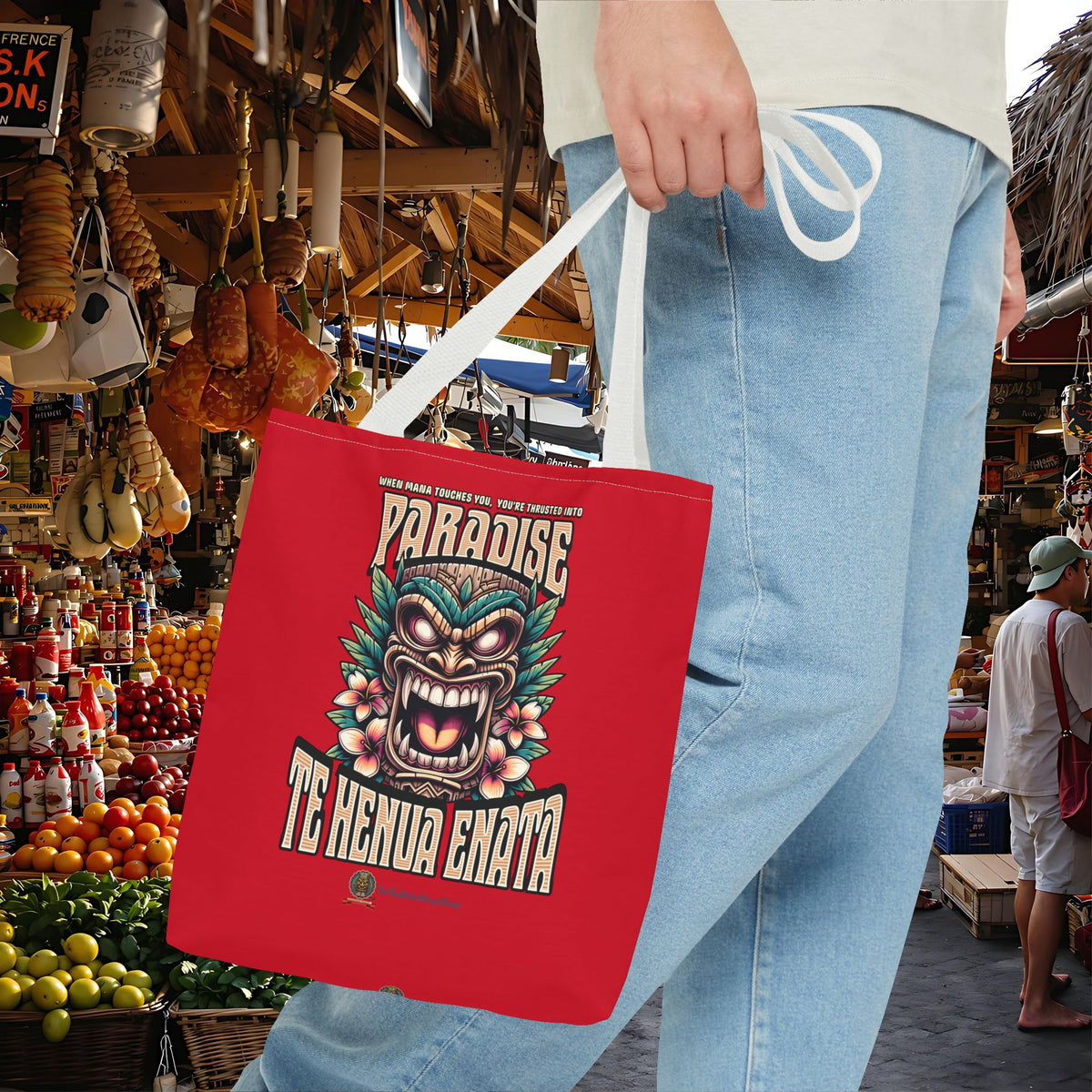 TE HENUA ENATA PARADISE Tote Bag