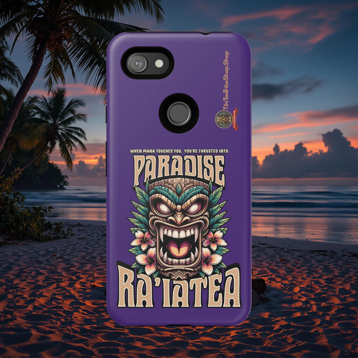 Ra’iatea – Coque Tiki Tribal de Protection Premium