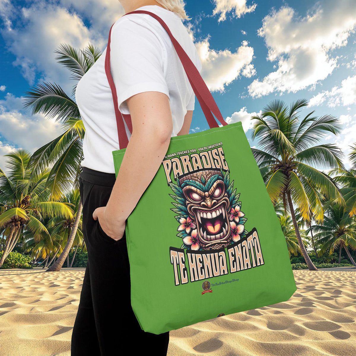 TE HENUA ENATA PARADISE Tote Bag