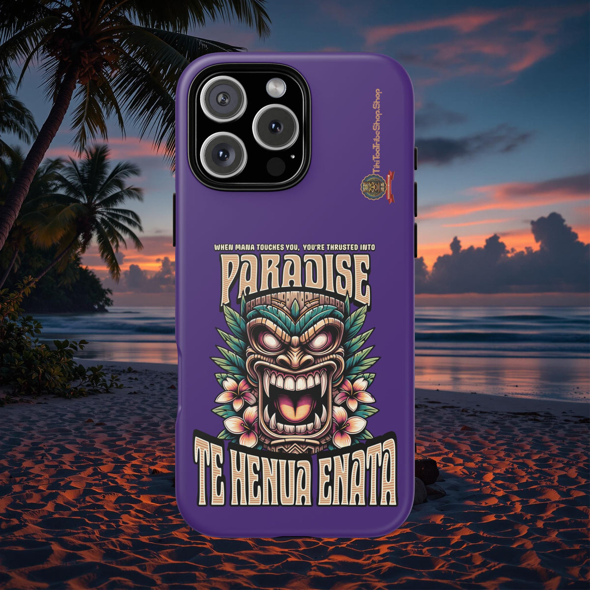 Te Henua Enata â Coque Antichoc Tiki Ancestral & Puissant
