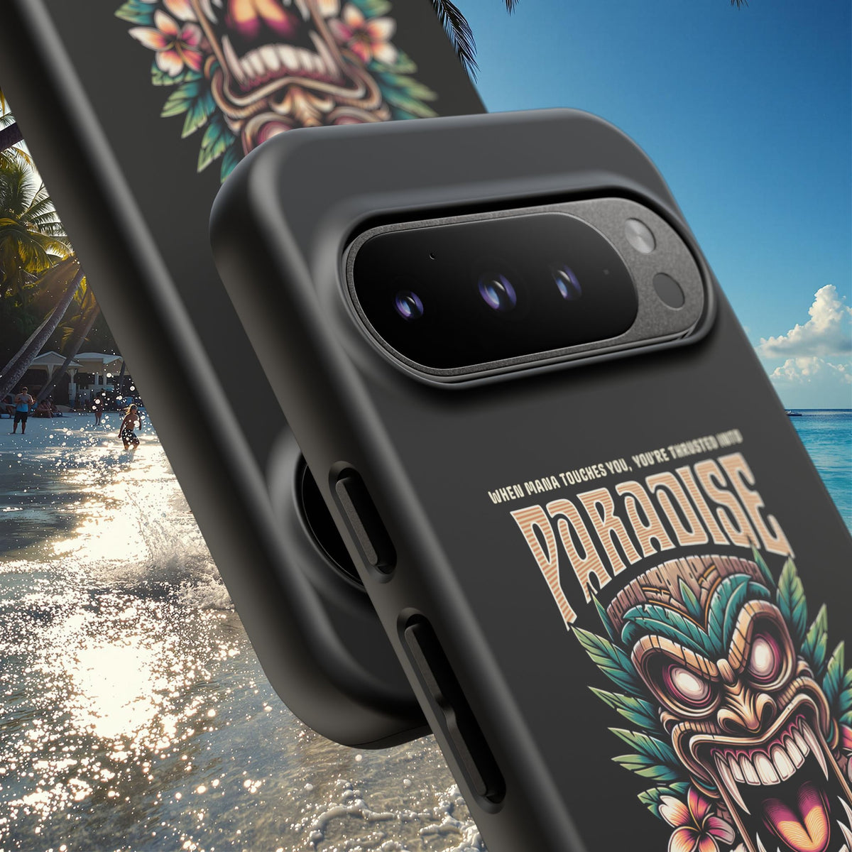 Te Henua Enata â Coque Antichoc Tiki Ancestral & Puissant