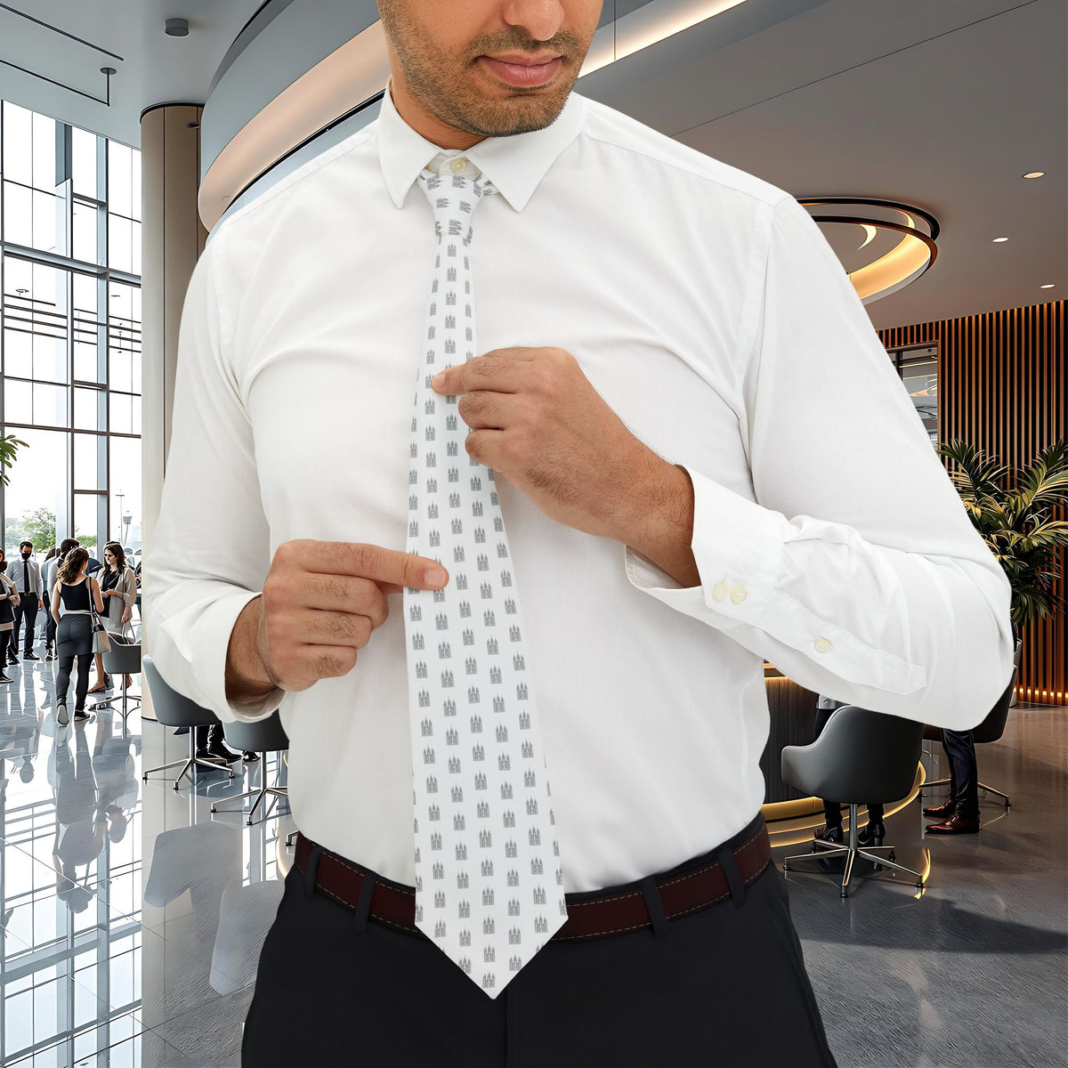 Temple & Moroni Inspiration Tie