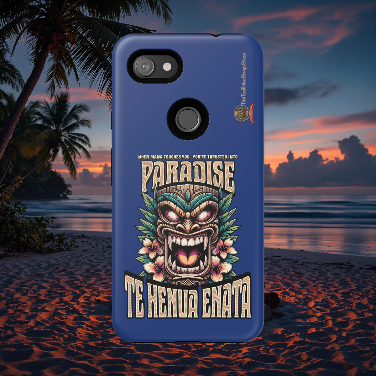 Te Henua Enata â Coque Antichoc Tiki Ancestral & Puissant