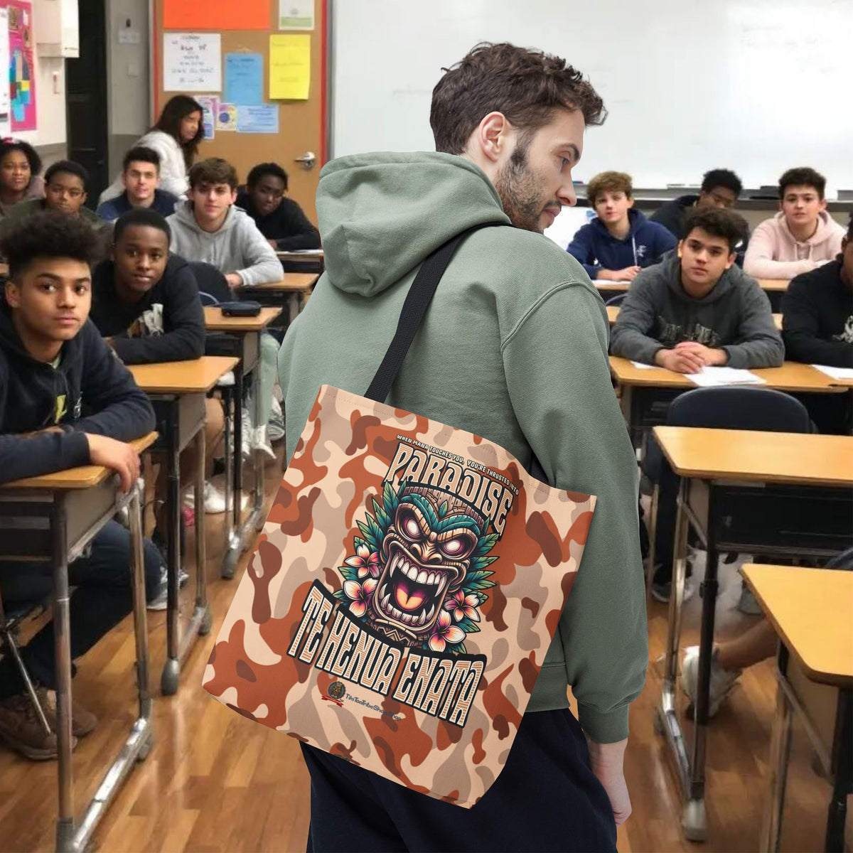 TE HENUA ENATA PARADISE Tote Bag