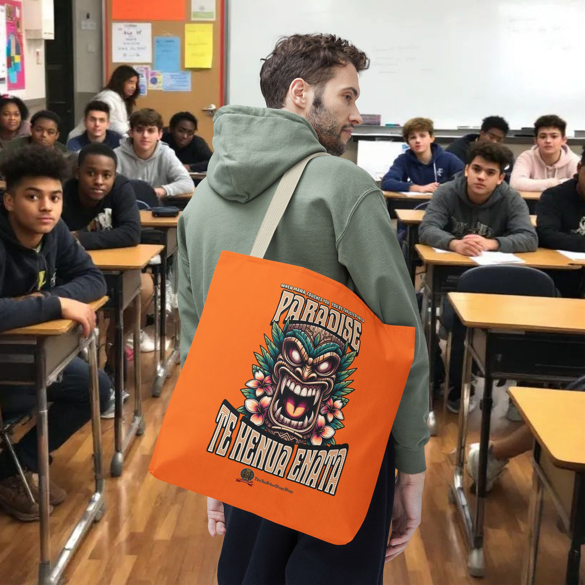 TE HENUA ENATA PARADISE Tote Bag