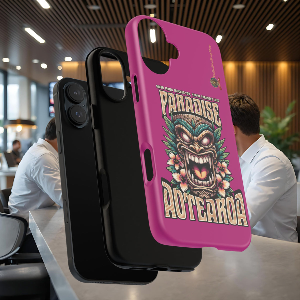 Aotearoa – Tiki Maori & Ancestral Mana Shockproof Case