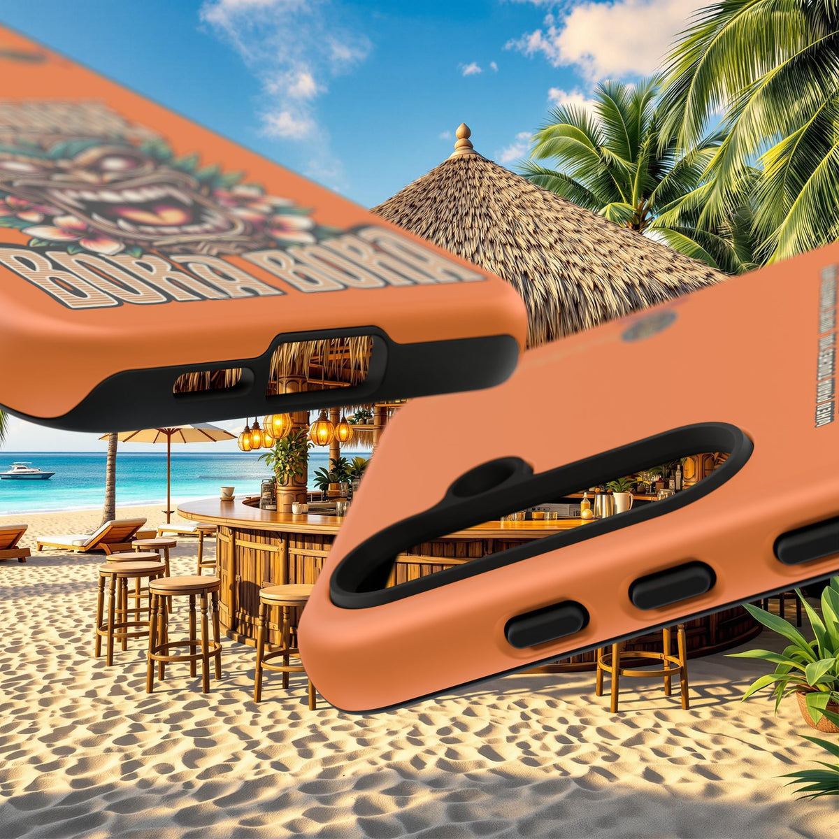 Bora Bora – Coque Antichoc Premium Tiki Élégance