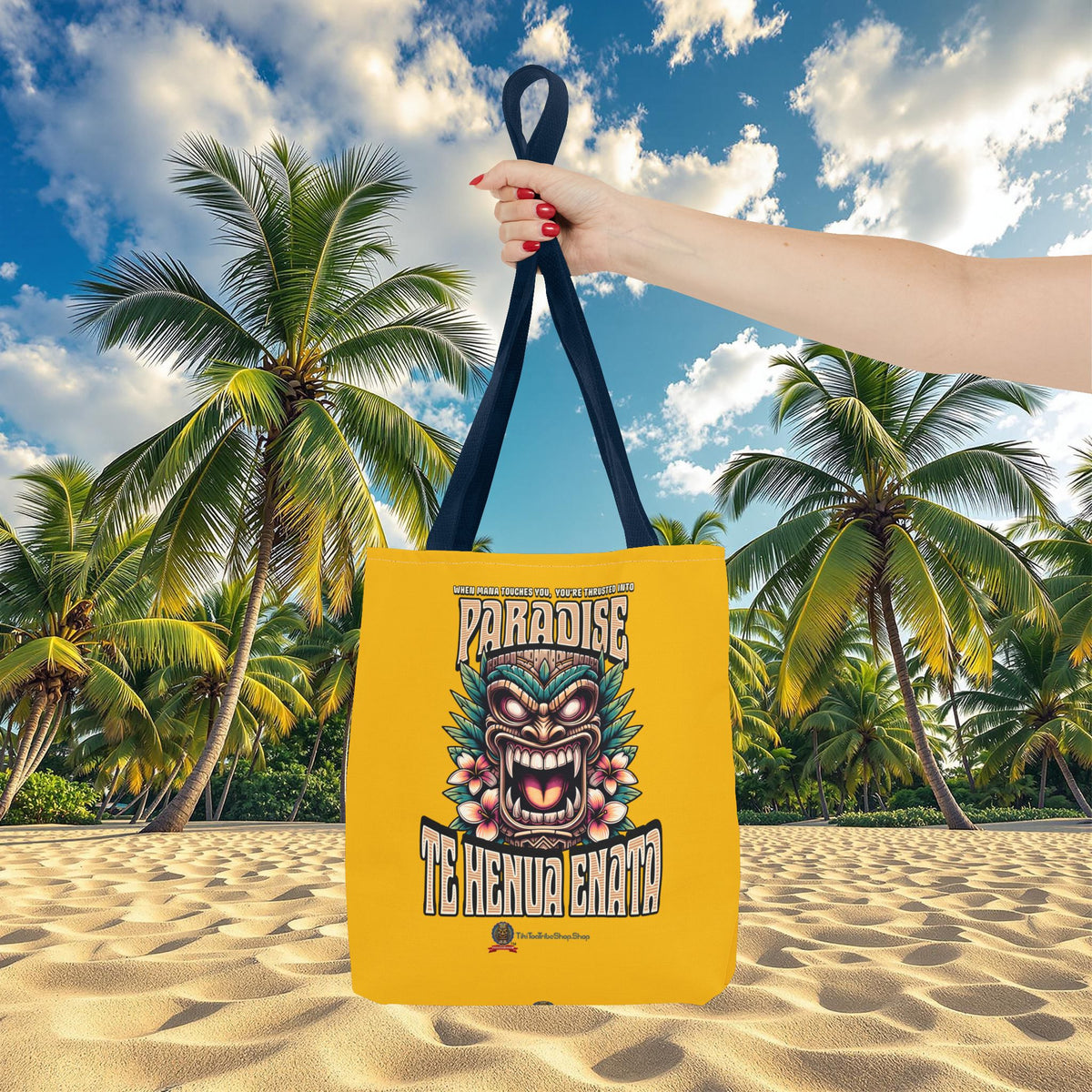 TE HENUA ENATA PARADISE Tote Bag