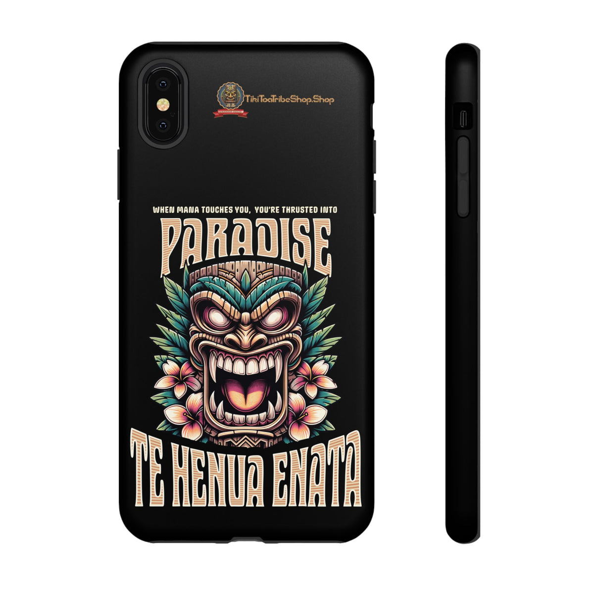Te Henua Enata â Coque Antichoc Tiki Ancestral & Puissant