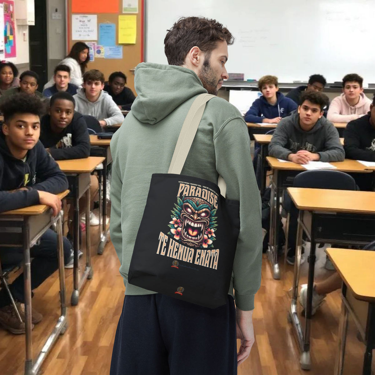 TE HENUA ENATA PARADISE Tote Bag