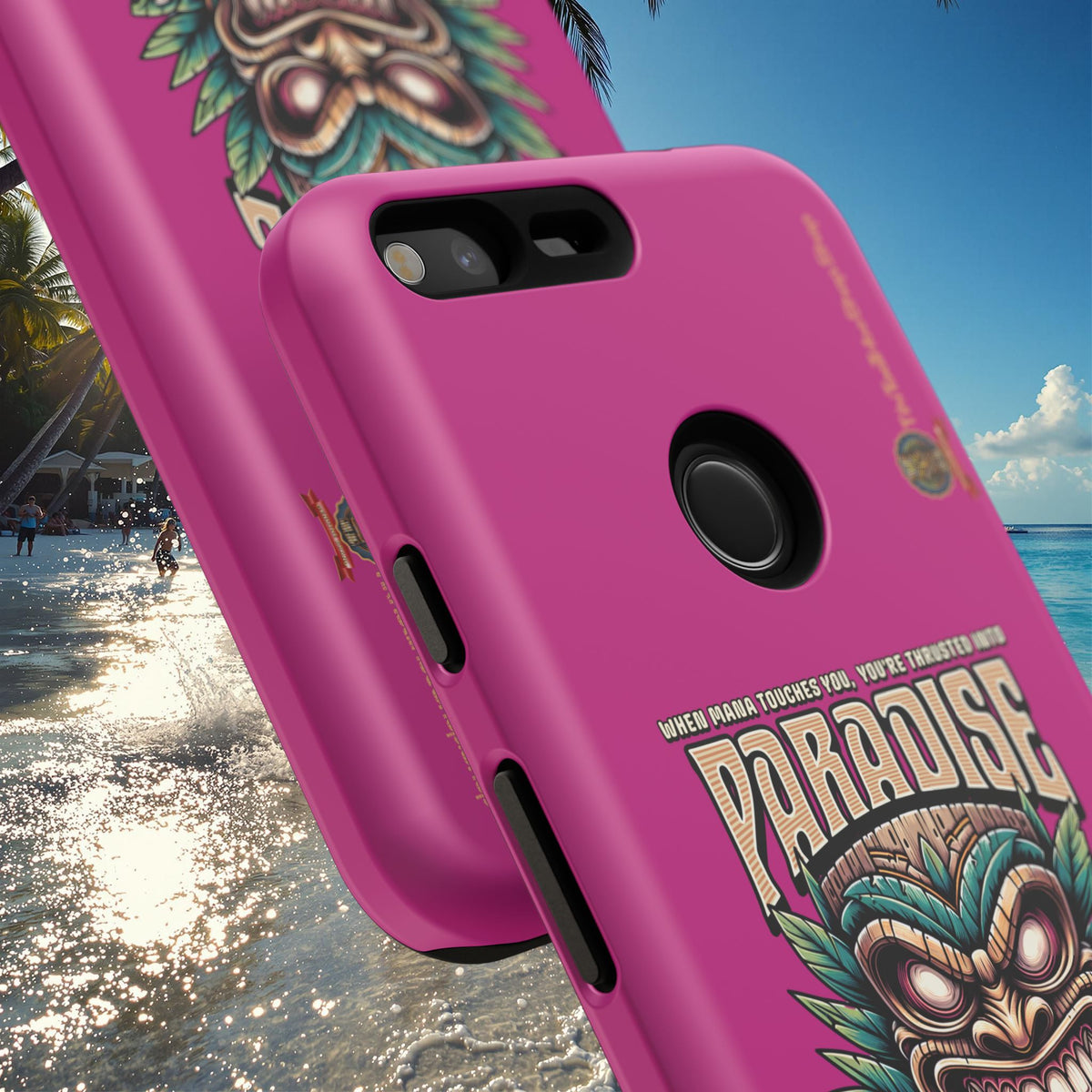 Te Henua Enata â Coque Antichoc Tiki Ancestral & Puissant