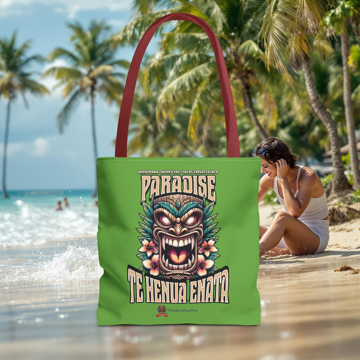TE HENUA ENATA PARADISE Tote Bag