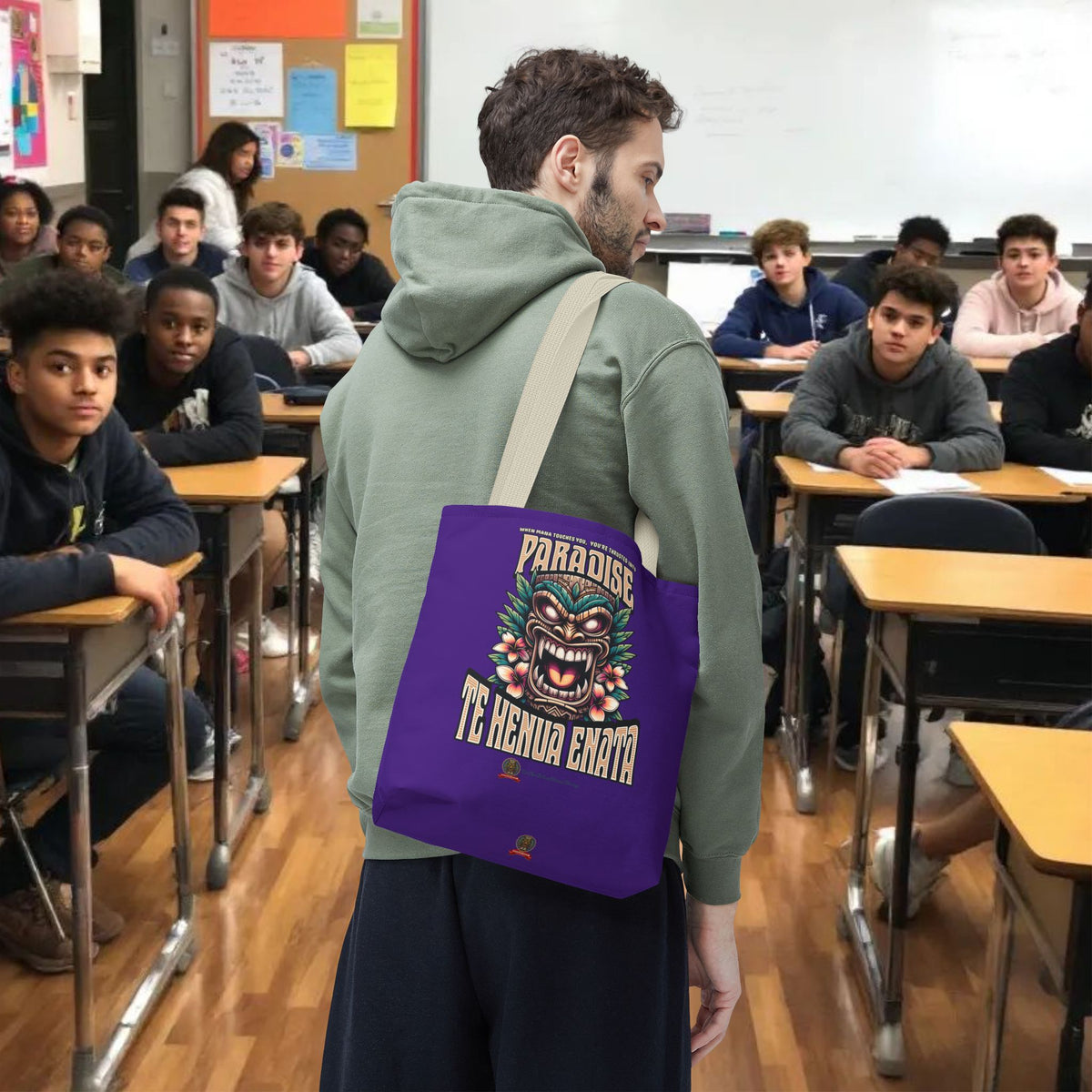 TE HENUA ENATA PARADISE Tote Bag