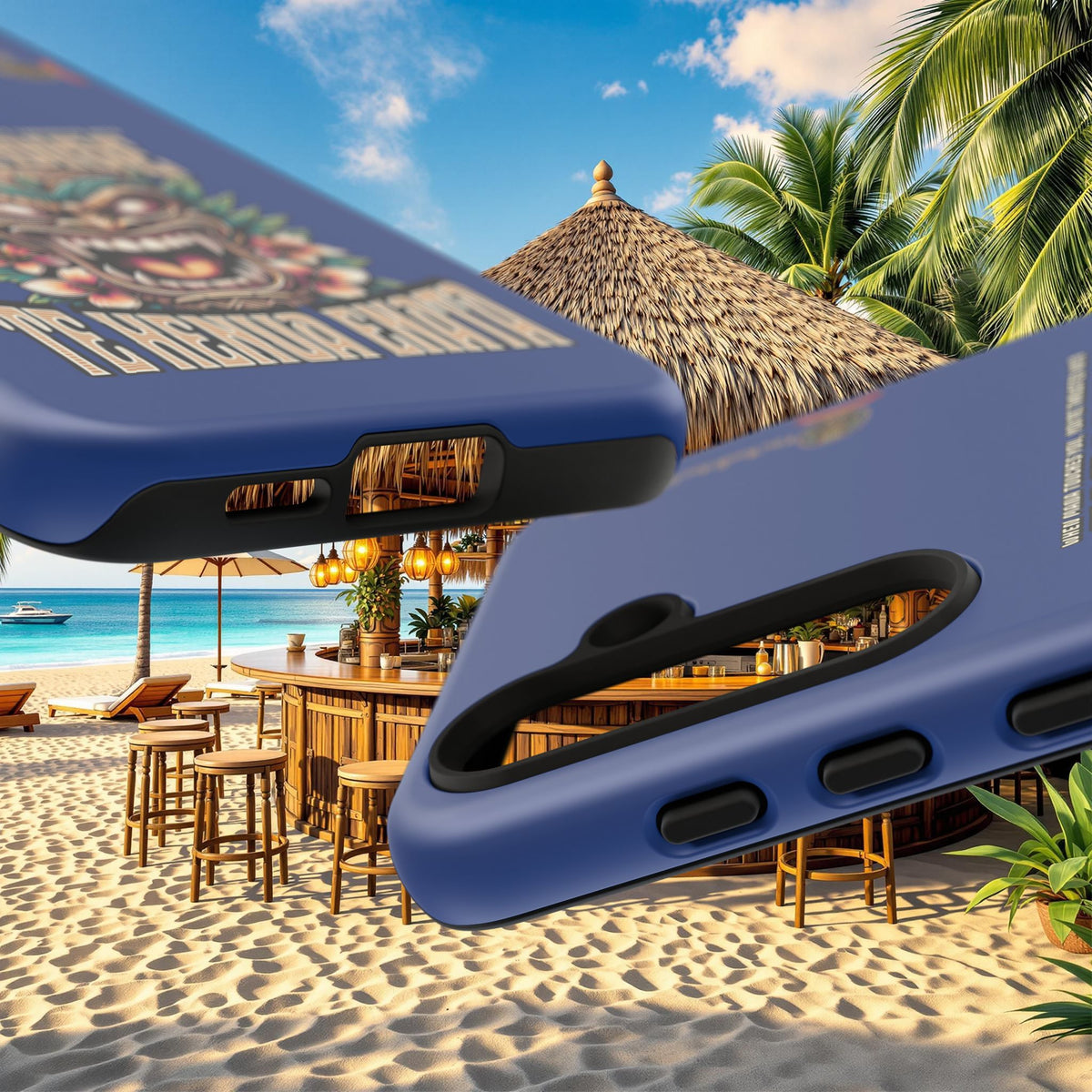 Te Henua Enata â Coque Antichoc Tiki Ancestral & Puissant