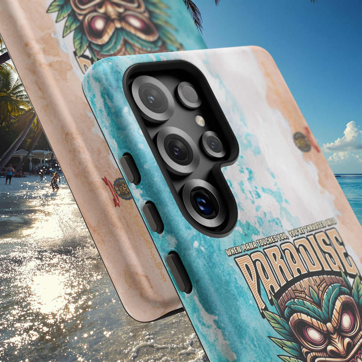 Te Henua Enata â Coque Antichoc Tiki Ancestral & Puissant