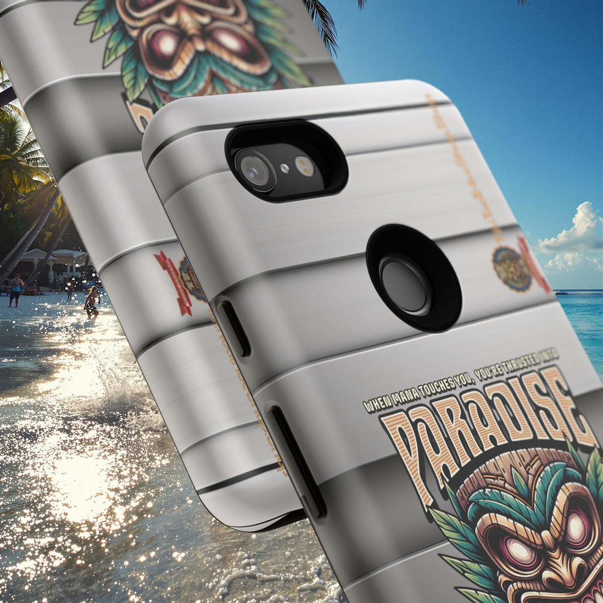 Te Henua Enata â Coque Antichoc Tiki Ancestral & Puissant
