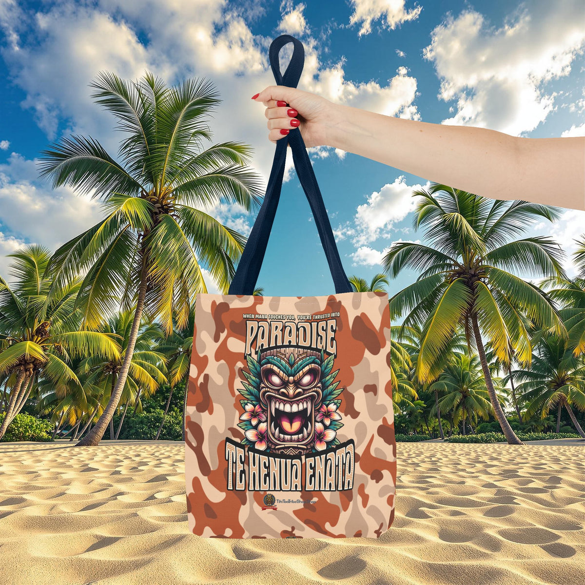 TE HENUA ENATA PARADISE Tote Bag