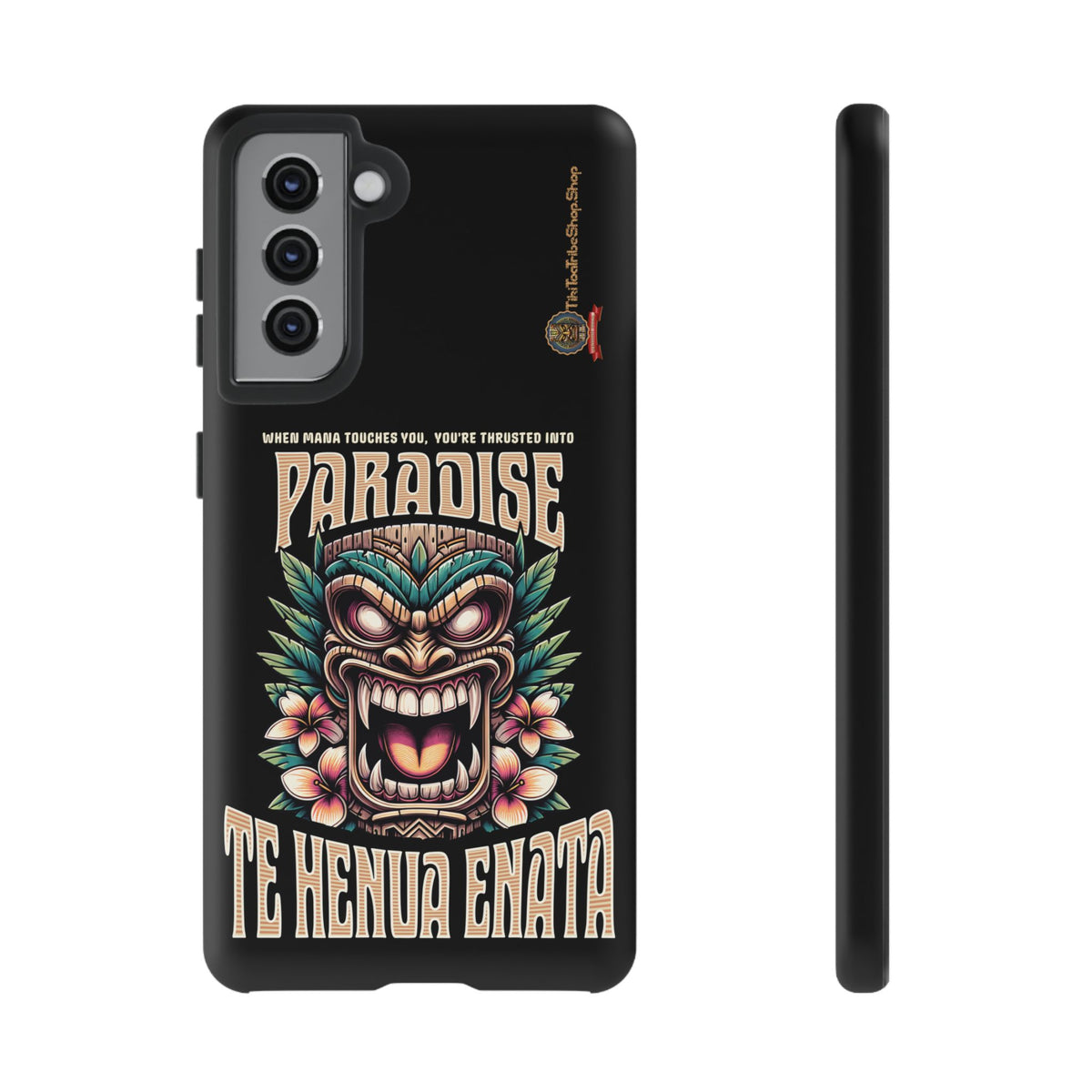 Te Henua Enata â Coque Antichoc Tiki Ancestral & Puissant