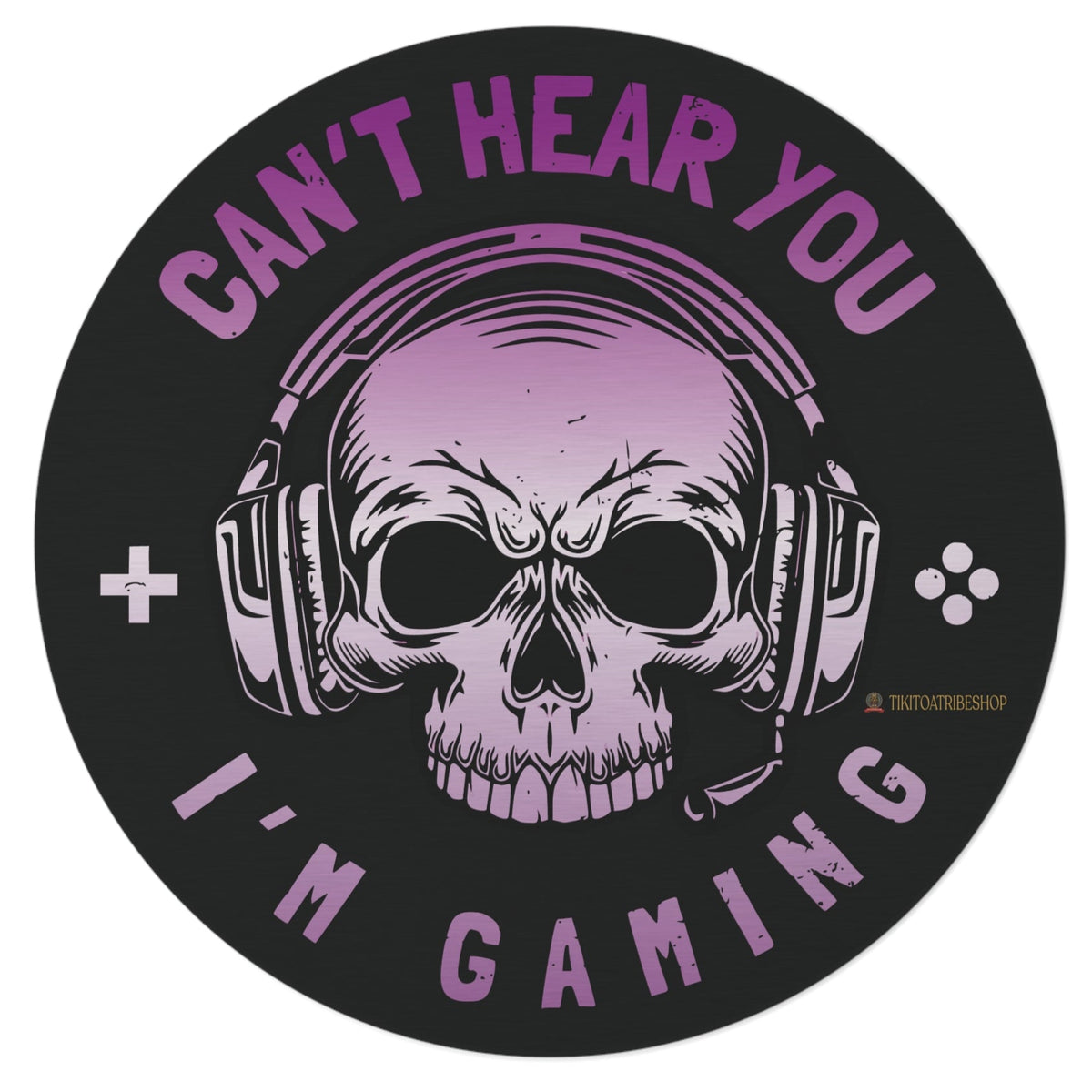 Round Rug or Wall Decoration, Dark & Fab – Gameuse attitude