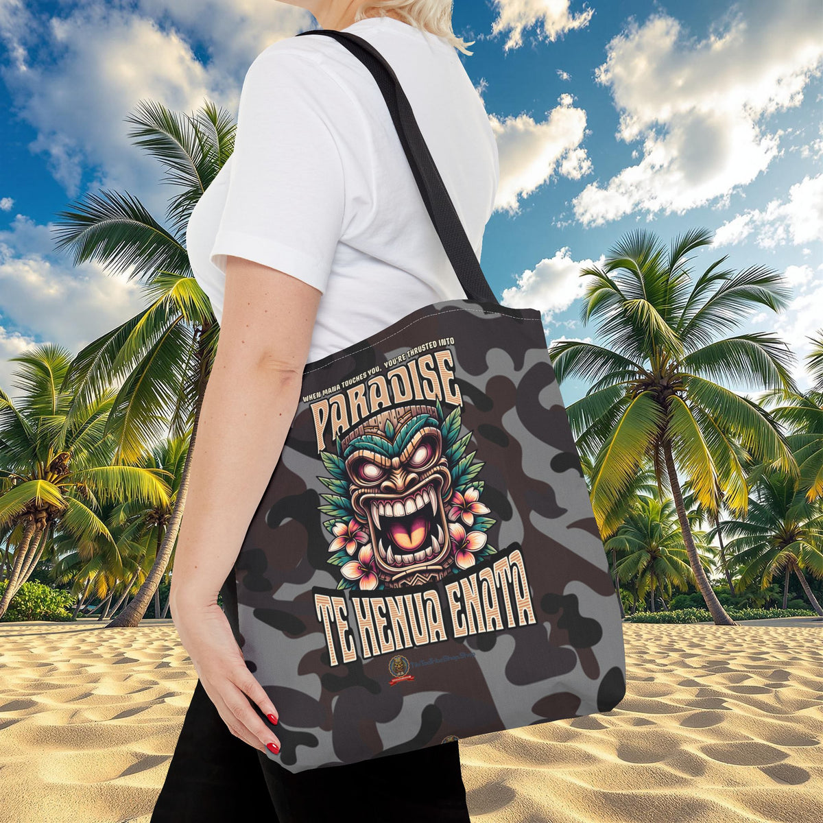 TE HENUA ENATA PARADISE Tote Bag