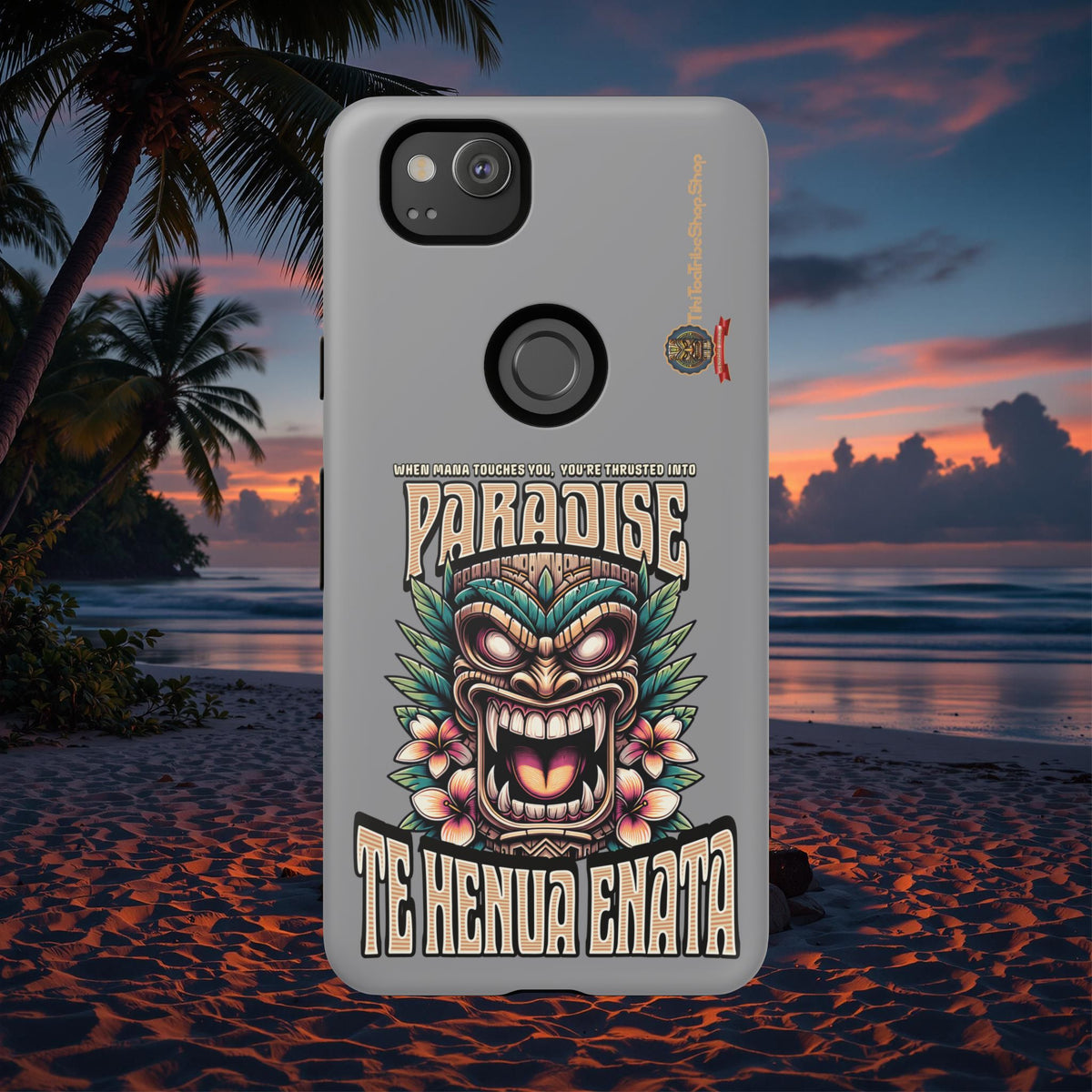 Te Henua Enata â Coque Antichoc Tiki Ancestral & Puissant