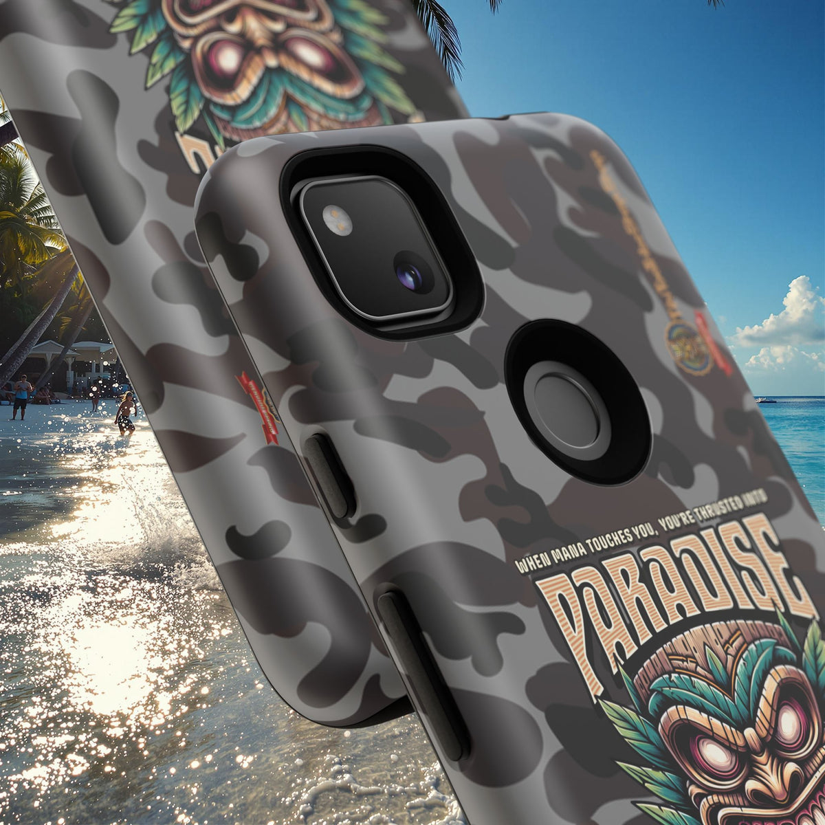 Ra’iatea – Coque Tiki Tribal de Protection Premium
