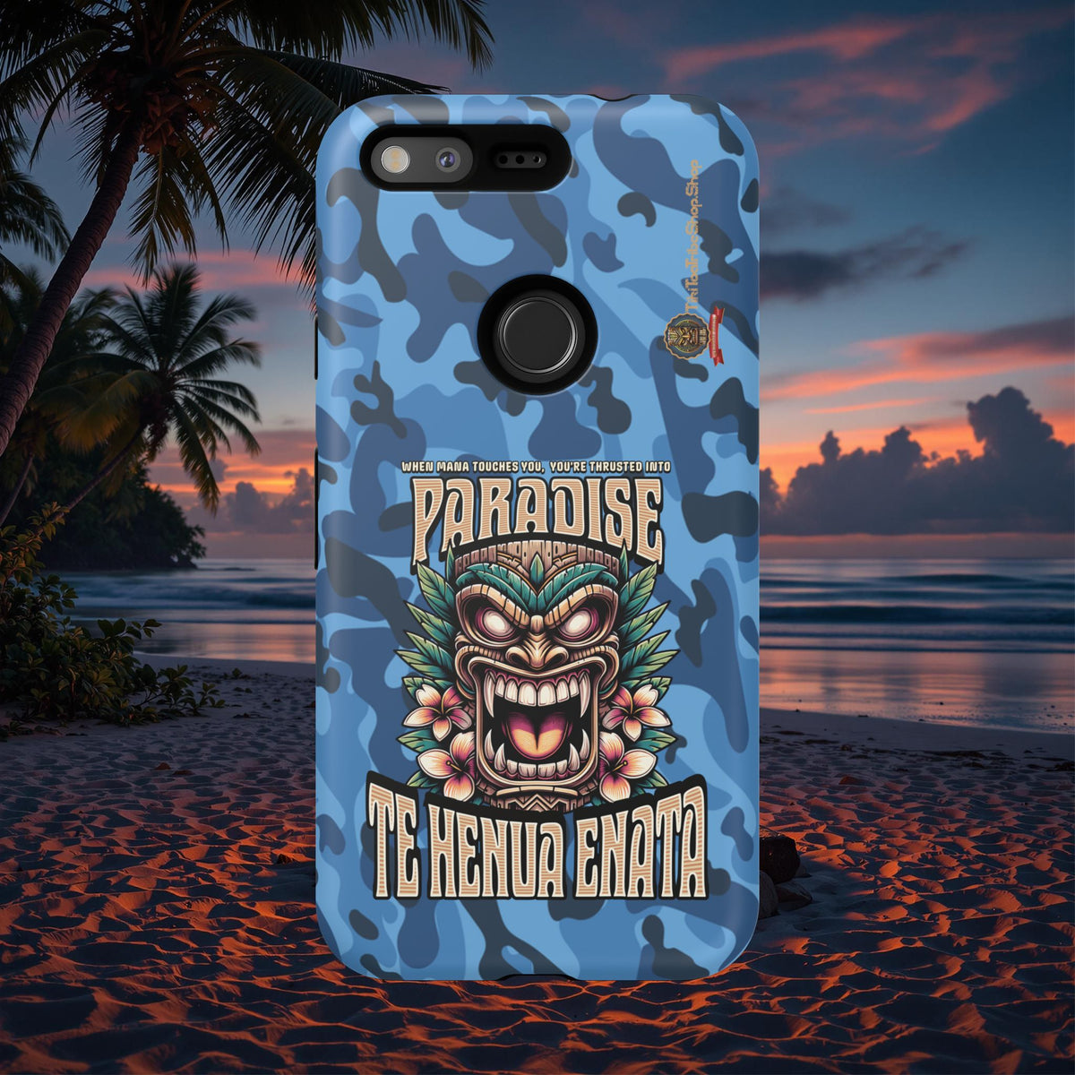 Te Henua Enata â Coque Antichoc Tiki Ancestral & Puissant