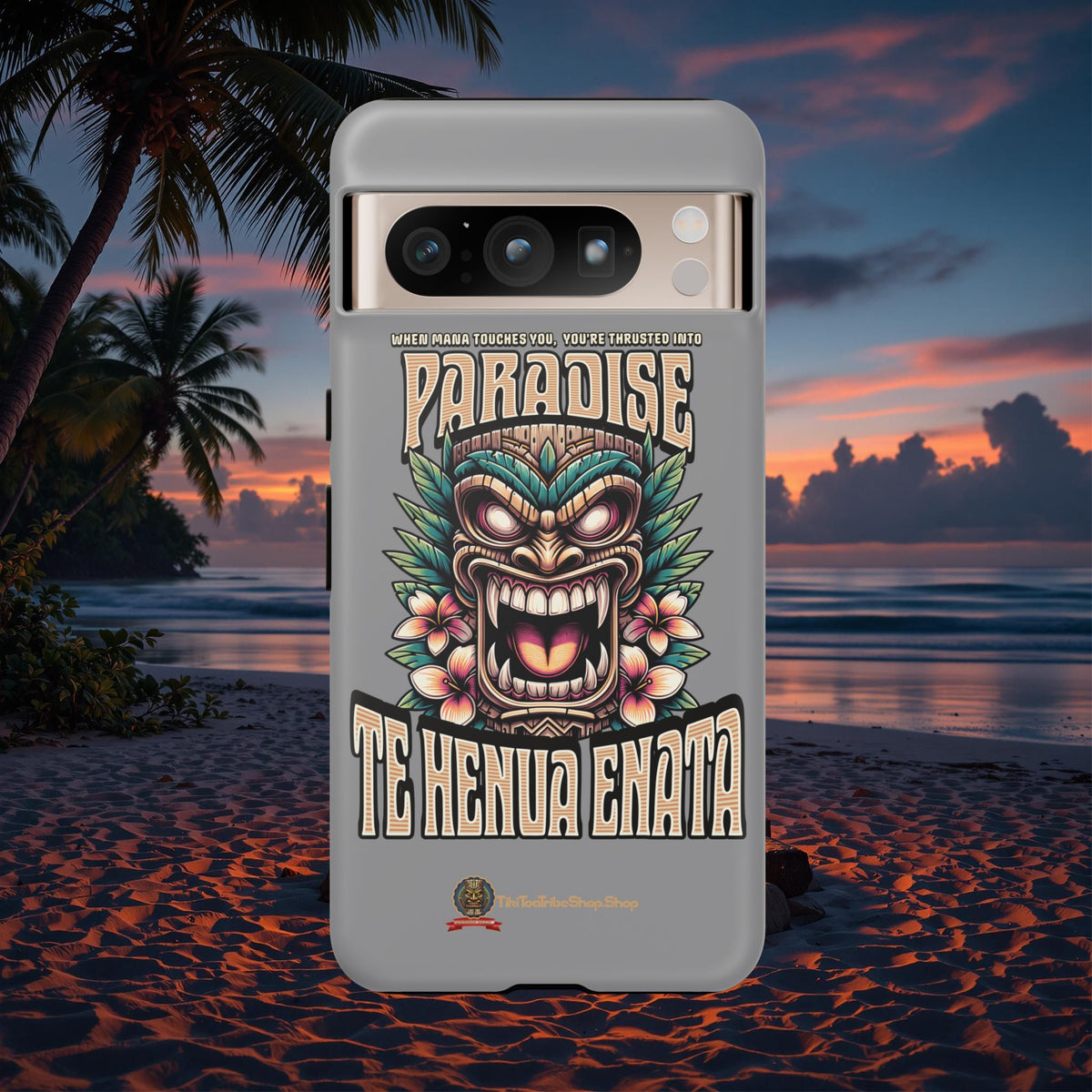Te Henua Enata â Coque Antichoc Tiki Ancestral & Puissant